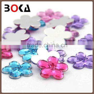 //flowers design crystal gemstone resin stone // sew-on rhinestone for jewelry making //