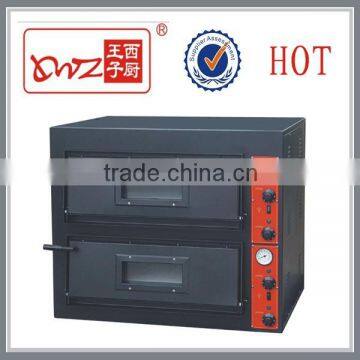 Two Deck Black Electric Pizza Oven