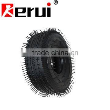 4.10/3.50-4 small rubber wheelbarrow wheel , rubber tire 410/350-4