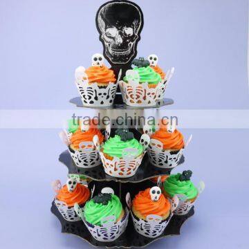 Crazy Party Skull Design Cack Liners Caker Wrappers