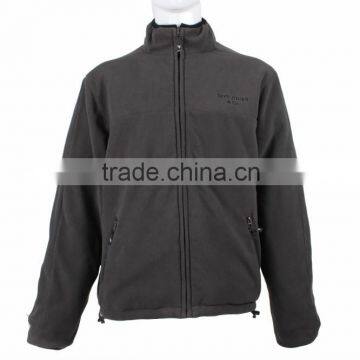 Men's 100%polyester custom polar fleece winter jacket