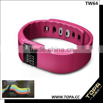 factory lowest price Waterproof passometer function smart bracelet tw64