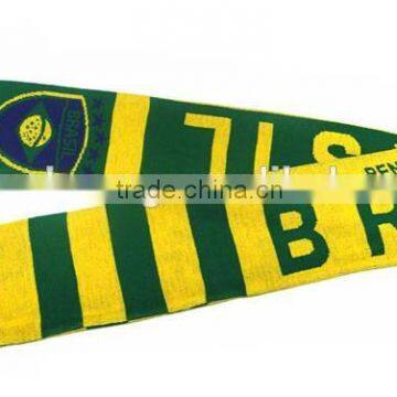 100% polyester satin printing world cup sports team knitted football scarf                        
                                                Quality Choice