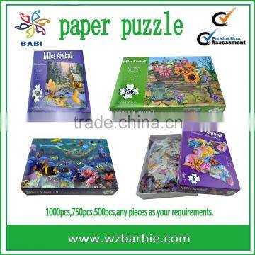 wholesale custom adults games jigsaw puzzle