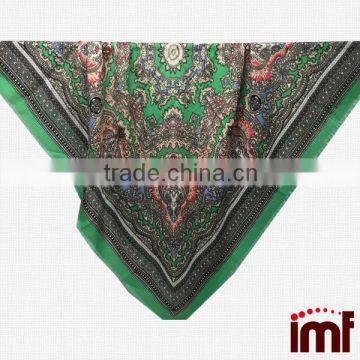 Black,Green Scarf,Pavlovo Posad Scarf Beautiful Womens Shawl