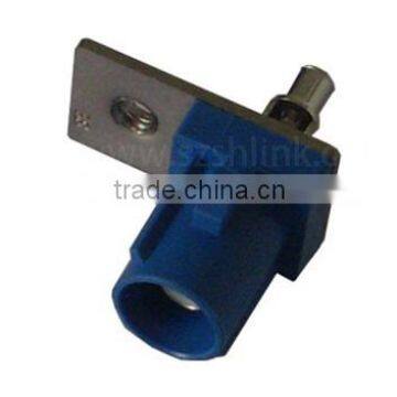 Fakra Male Panel Mount Cable connector for GPS telematics or navigation