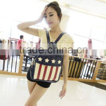 CATWALK013063 Leisure backpack / fashion practical knapsack in stock dark blue color