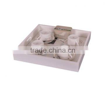Wholesale handmade antique vintage wooden serving tray, wooden tea tray, tray wooden tray for restaurant use