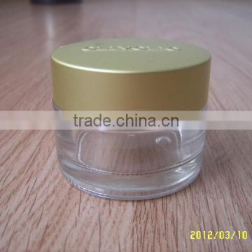 30ml Cosmetic Clear Glass Empty Cream Jar