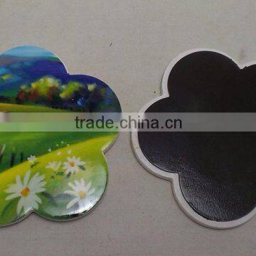 Promotional watersweet shaped with customized logo printed Fridge Ceramic Magnet