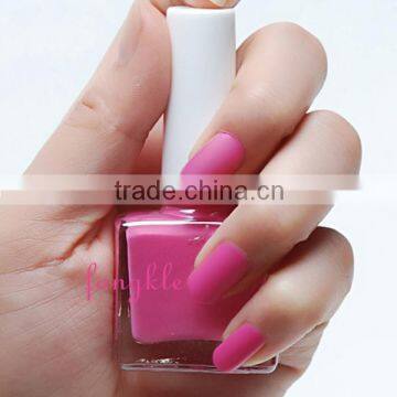 Pink nail polish matte /12ml pink nail polish hotseling