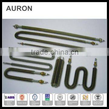 AURON finned heater tubular/flexible tubular heater/finned electric heater tubular in heating elements