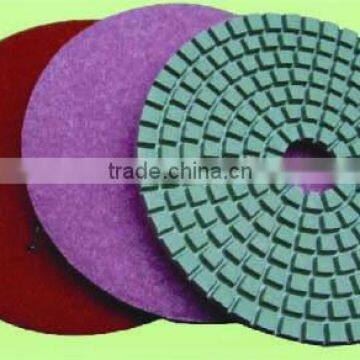 4" Flexible polishing pad for marble, granite and ceramic