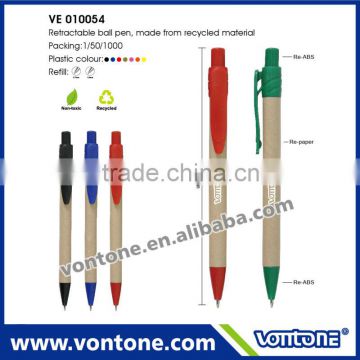 Promotional eco recycled pen