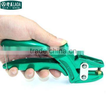 LAOA Green Color Hole Puncher Punching Forceps For Belt Card Snap Button Eyelet Punch Pliers photo-2
