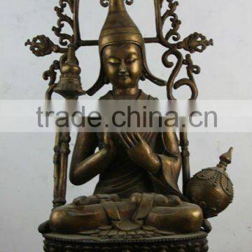 Chinese copper buddha statue