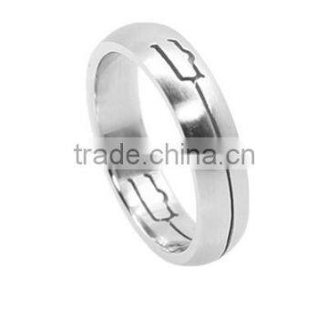 Stainless Steel Jewelry Rings Stainless Steel Wire Cut Ring photo-6