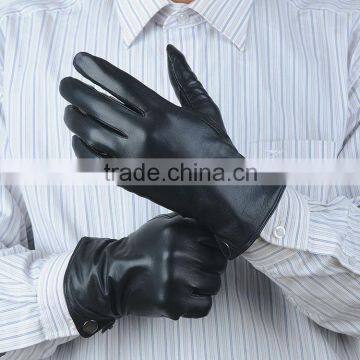 Nice Feeling Men Stylish Leather Gloves With High Quality