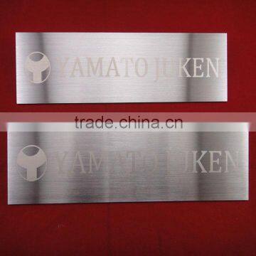 High quality stainless steel door name plate