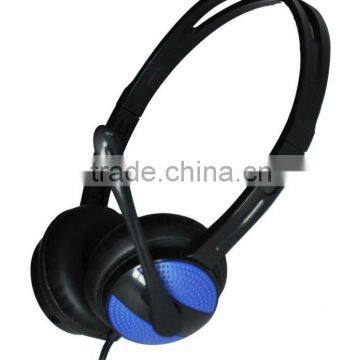 Noise canceling microphone to reduce background noise Headband USB headset,voip headphone,intercom earphone