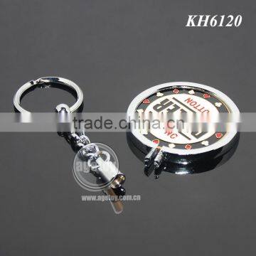 High Quality Zinc Alloy Metal Casino Chips Custom Engraved Enamel Personalized Poker Chip Keyring photo-3