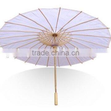 paper umbrella white