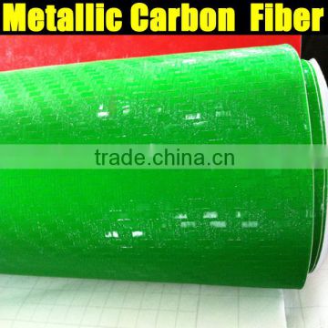 New Arrival Metallic Glitter green Car Body Sticker For Car Decoration with size:1.52*20m