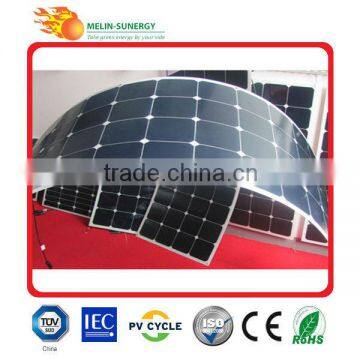 100W Semi Flexible light weight solar panel