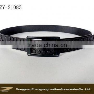 custom colored silicone golf belt, Wholesale plastic belts