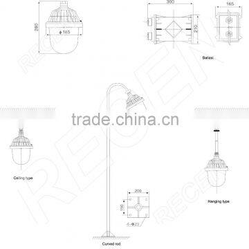 100W 150W IP65 High Efficiency Aluminum Alloy Explosion-proof Platform Lamp photo-4