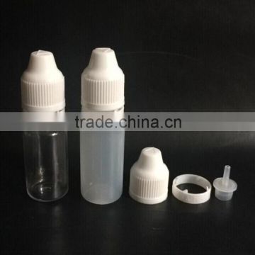 10ml e liquid bottle with childproof & tamper evident cap