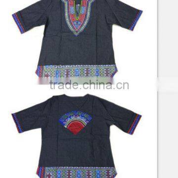 Ghana Kente Wax t Shirt Fashion Mens Suit Dashiki Clothing photo-2