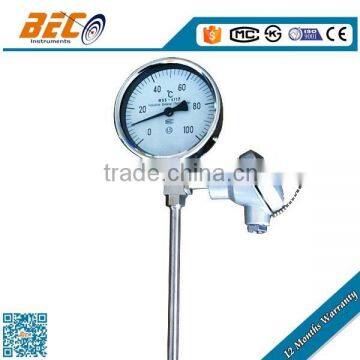 temperature measurement instruments bottom connection thermometer gauge WSS-411P