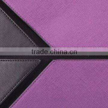 4189 Lastest Design Wholesale Price Color Block PU Material Lady Tote Bag photo-5