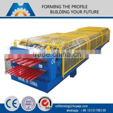 eu country trapezoidal roof and wall steel sheet hydraulic rolling macine equipment