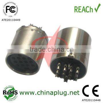 big din13 pin connector dc female socket