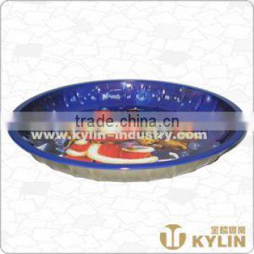 novel design tinplate serving tray