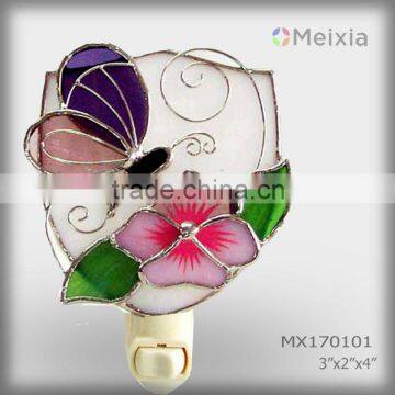 MX170101 wholesale china tiffany style stained glass night light for kids