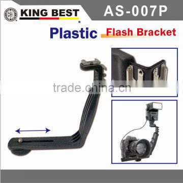 KINGBEST AS-007P Hot shoe mount video Light Bracket metel flash bracket VIDEO LIGHT BRACKET