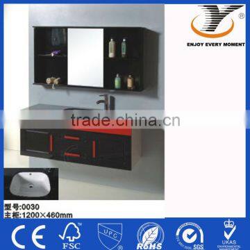 Big Black Modern Vanity Sink Factory In Hangzhou With Mirror Cabinet