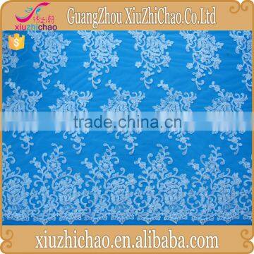 ZP0017-MK165 Ivory Exquisite Wedding Dress Bridal Corded Handmade Beaded Lace Fabric photo-2