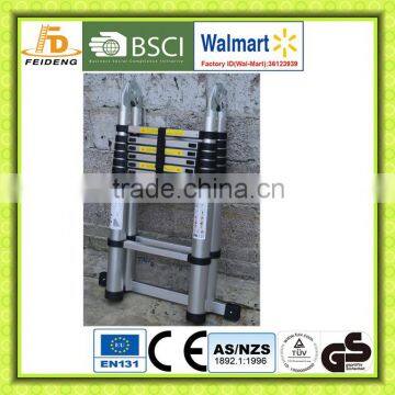 aluminum TELESCOPIC ladder GS/TUV EN131/CE AS/NZS