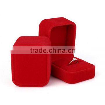 Velvet Double Engagement Ring Box photo-2