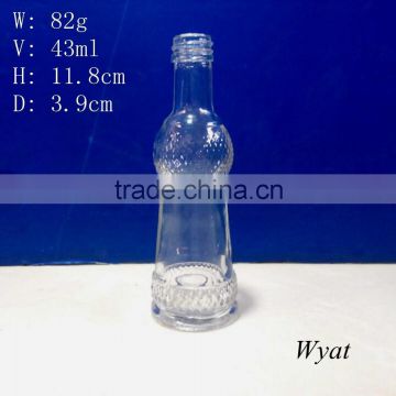 cheap 40ml small glass juice beverage bottles