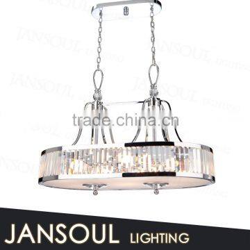 2015 fancy modern crystal pendant light european style wrought iron chandelier