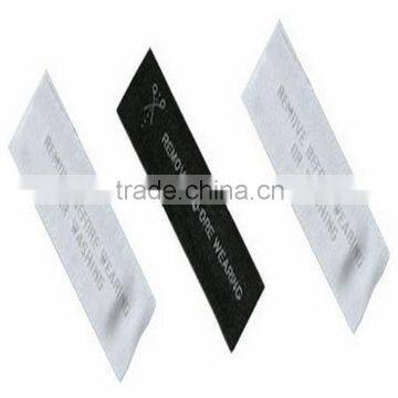 custom woven silk labels for clothing