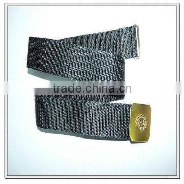 57mm wide black nylon army belt, army utility belt