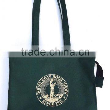 NEW Green Gold Embroidered Logo Water Resistant Bookbag