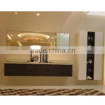 High End Double Sink Long Countertop Bathroom Cabinets