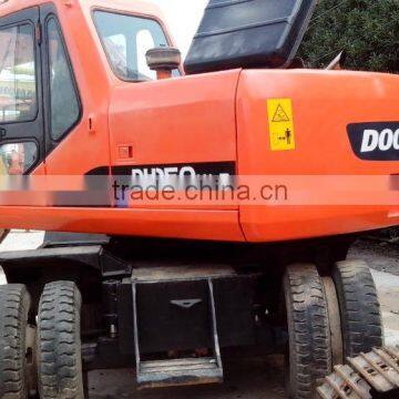 south korea made used doosan DH150 wheel excavator in china